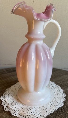 Fenton silver crest - crest, blow