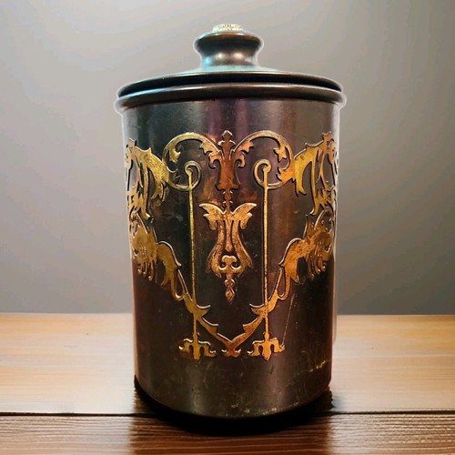 Antico vaso tabacco argento