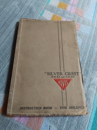 Alvis silver crest manuale - alvis,