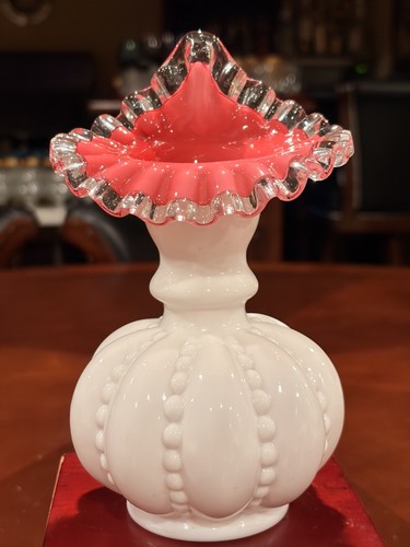 Vaso vintage fenton argento - vaso,